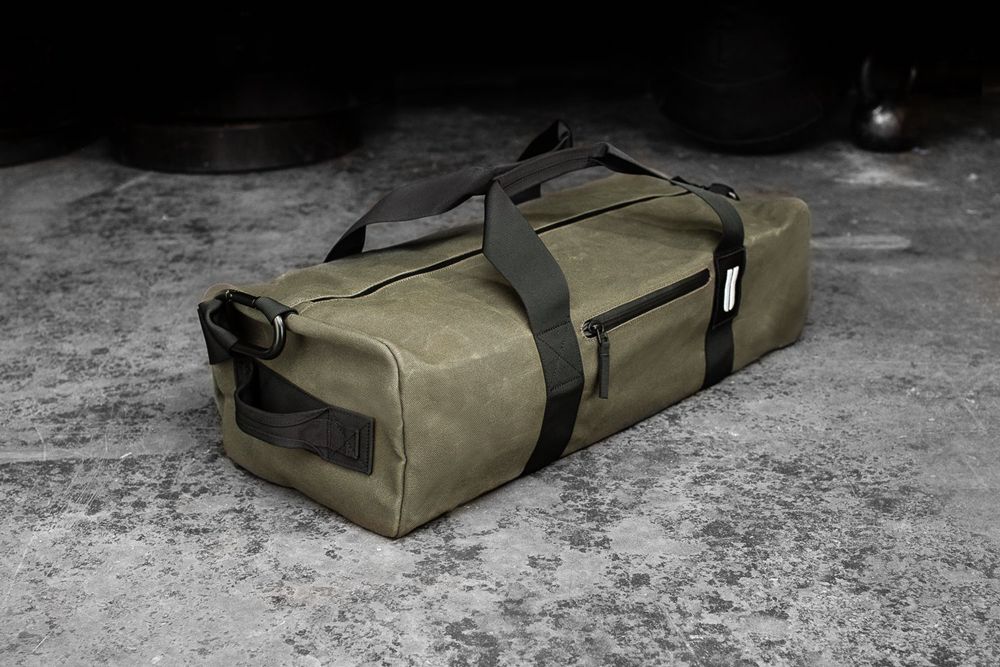 NOBULL Ruksaci - Nobull Waxed Canvas Traditional Duffle Zelene (106987-JPZ)